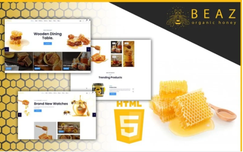 Beaz Beekeeping and Honey Shop HTML5 Template