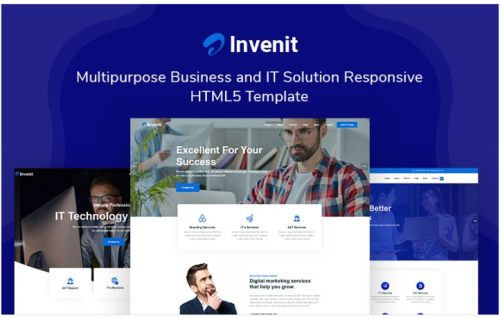 Invenit - Multipurpose Business and IT Solution Responsive