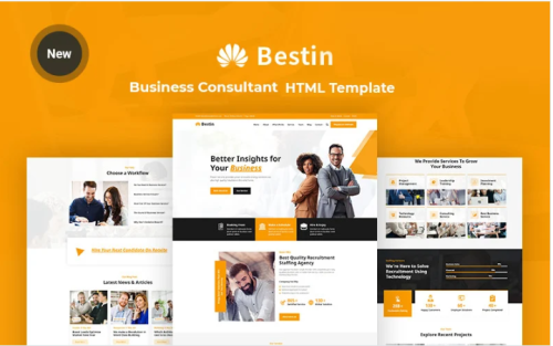 Bestin - Business and Consultant Responsive Website Template
