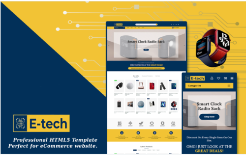 E-Tech - Multipurpose eCommerce Website Template