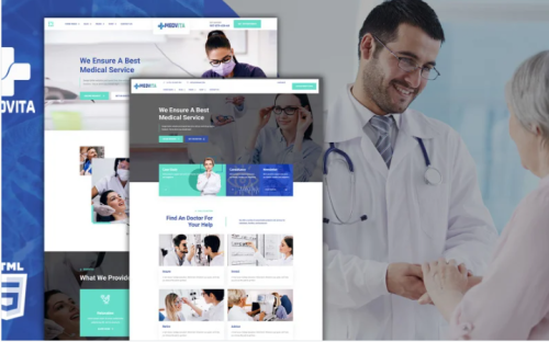 Medvita Multipurpose Medical Clinic HTML5 Template