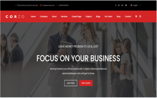 Corzo | Consulting Finance-Multipurpose Premium HTML5 Website Template
