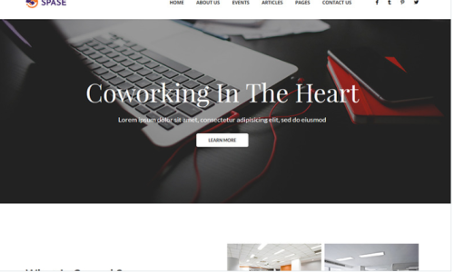 Spase - Business And Coworking HTML Website Template