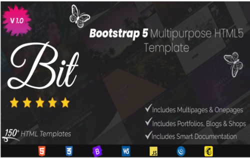 Bit - Multipurpose Business Services HTML Website Template