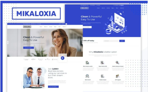 Mikaloxia | Multipurpose Business HTML5 Website Template