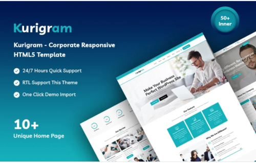 Kurigram - Corporate Responsive Website Template