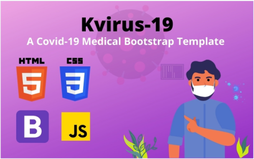 Kvirus19 - Medical & Healthcare Website Template