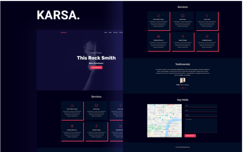 Karsa - Responsive Portfolio Bootstrap Website Template