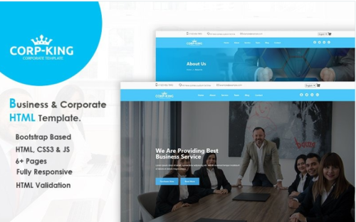 CropKing - Multipurpose Creative Corporate Business HTML5 Website Template