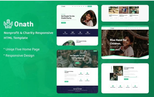 Donatee – Nonprofit Charity HTML Template »  - Premium Themes  & Templates