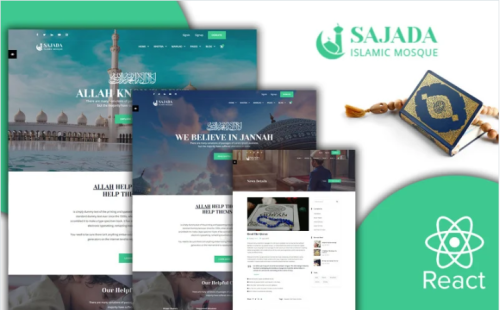 Sajdah - Mosque React Template