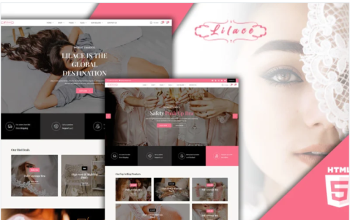 Lilace - Lingerie HTML Template