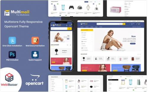 Multimall - Fashion Store OpenCart Template