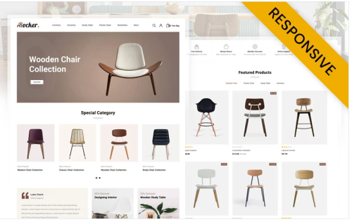 Rocker - Furniture Store OpenCart Template