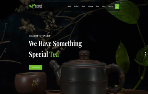 Refresh Tea - Responsive Bootstrap HTML Website