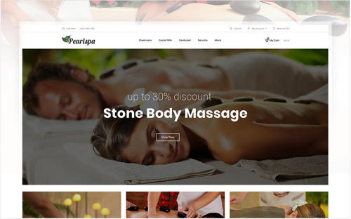 PearlSpa - Massage Parlour OpenCart Template