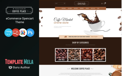 Coffee Place OpenCart Template