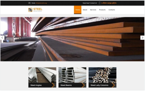 STEEL - Service Center Responsive Modern HTML Website Template