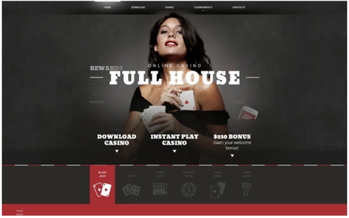 Online Casino Responsive Website Template