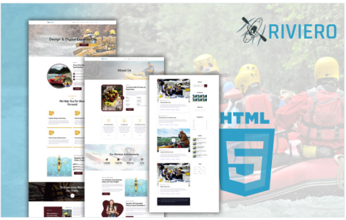 Riviero - Rafting HTML Website Template
