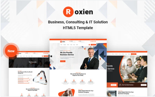 Roxien - Business and Consulting HTML5 Website Template