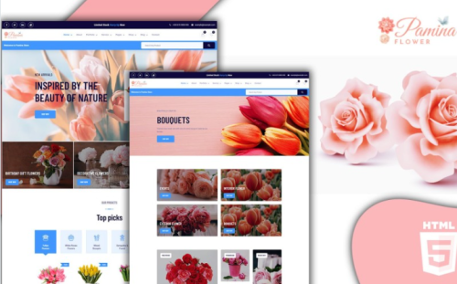 Pamina Swift Florist and Flower Shop HTML5 Website template