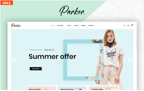 Parker Fashion Premium OpenCart Template