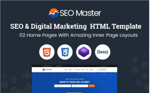 SEO Master – SEO & Digital Marketing Agency Website Template