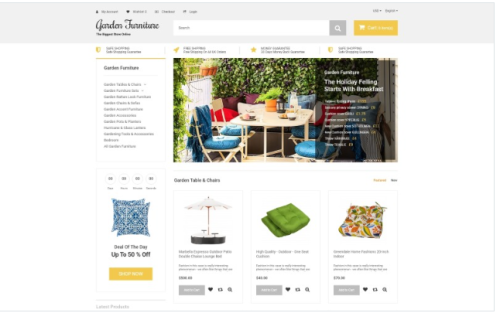 Garden Furniture - Garden & Office Furniture OpenCart Template