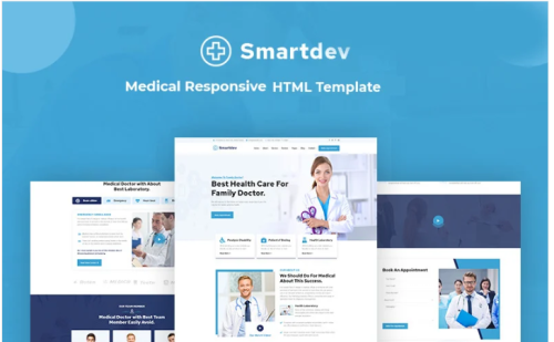 Smartdev - Medical Responsive Website Template