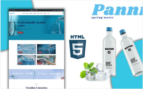 Panni - Sparkling Water Shop HTML Template