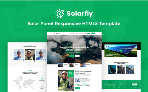 Solarfiy - Solar Panel Responsive HTML5 Website Template