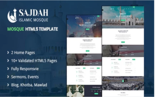 Sajdah - Mosque HTML5 Website Template