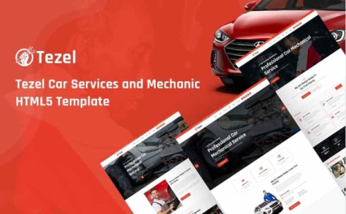 Tezel - Car Services and Mechanic Responsive Website Template