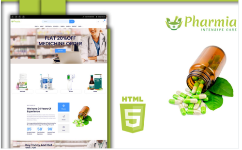 Pharmia - Pharmacy Store HTML Template