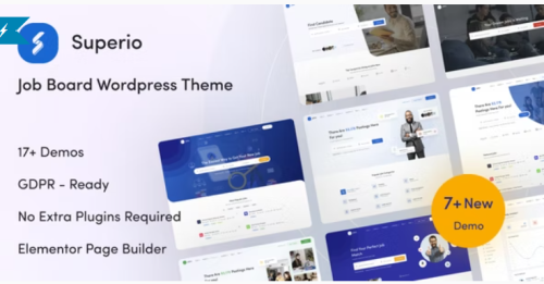 Superio – Job Board WordPress Theme
