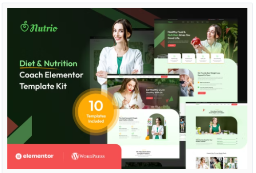 Nutrio - Diet & Nutrition Coach Template Kit
