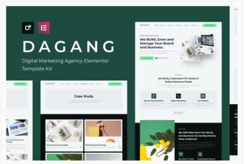 Dagang - Digital Marketing Agency Elementor Template Kit