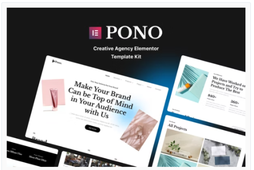 Pono - Creative Agency Elementor Template Kit