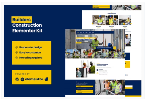 Builders - Construction Elementor Pro Template Kit
