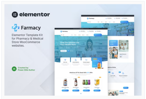 Farmacy – Pharmacy & Medical Store Elementor Template Kit