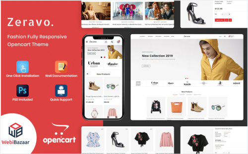 Zeravo - Fashion Responsive OpenCart Template