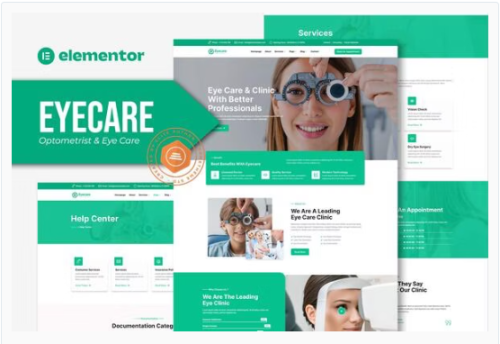 Eyecare - Optometrist & Eye Care Elementor Template Kit