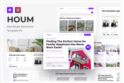 Houm - Real Estate Elementor Template Kit