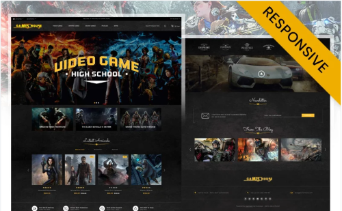 Video Games Store OpenCart Template