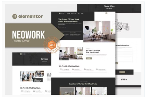 Neowork - Private Office Elementor Template Kit
