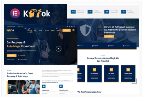 Ketok - Auto Detailing & Repair Business Elementor Pro Template Kit
