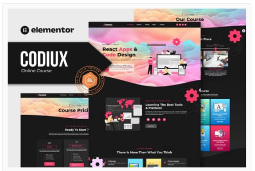 Codiux - Online Course Elementor Template Kit