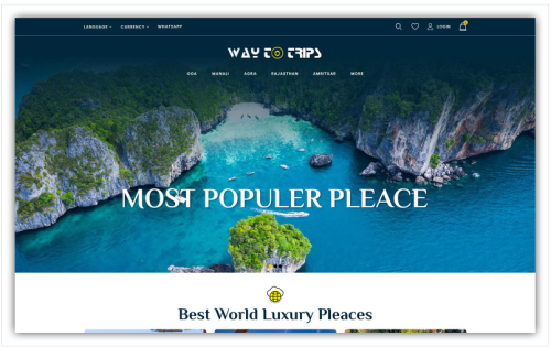 Waytotrip - Travel Store OpenCart Template
