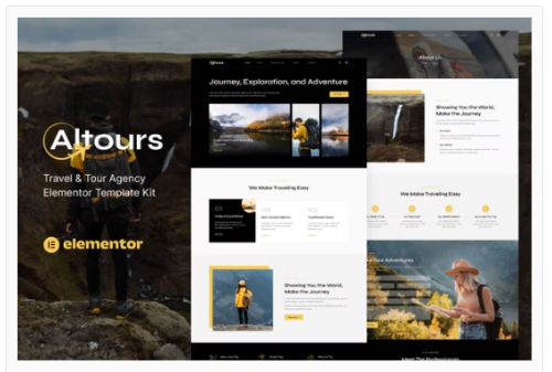 Altours - Travel & Tour Agency Elementor Template Kit
